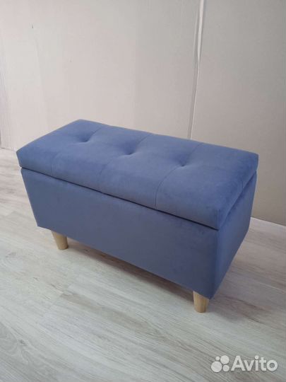 Банкетка пуфик с ящиком