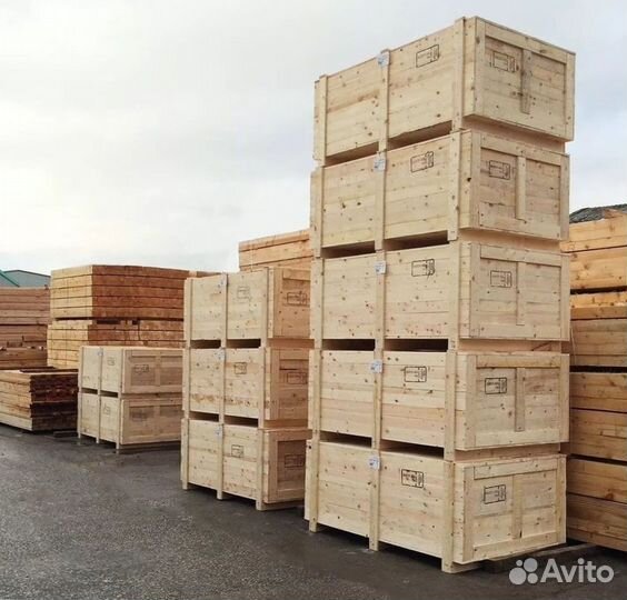 Ящики, щиты, каркасы для транспортировки грузов