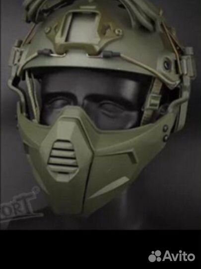 Маска защитная. Очки и Мандибула