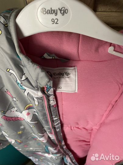 Комбинезон демисезонный 92 р размер для девочки