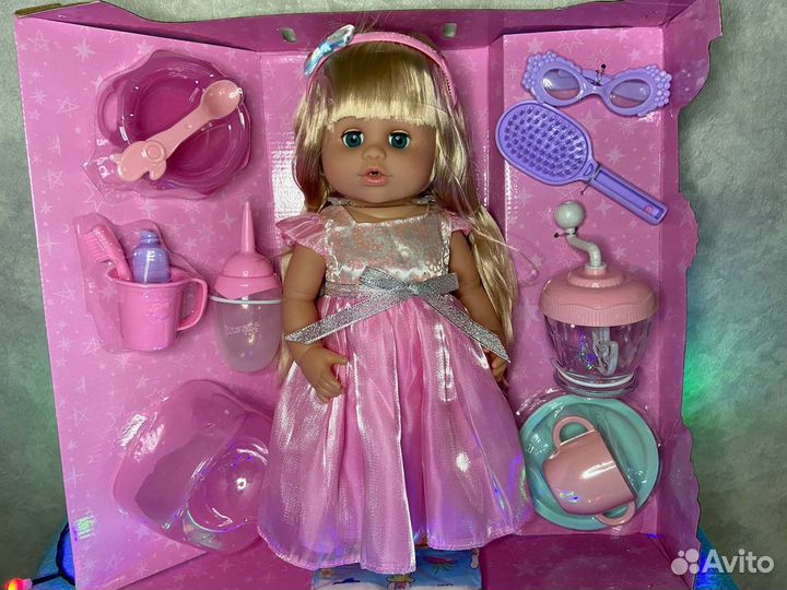 Кукла интерактивная с аксессуарами + доставка