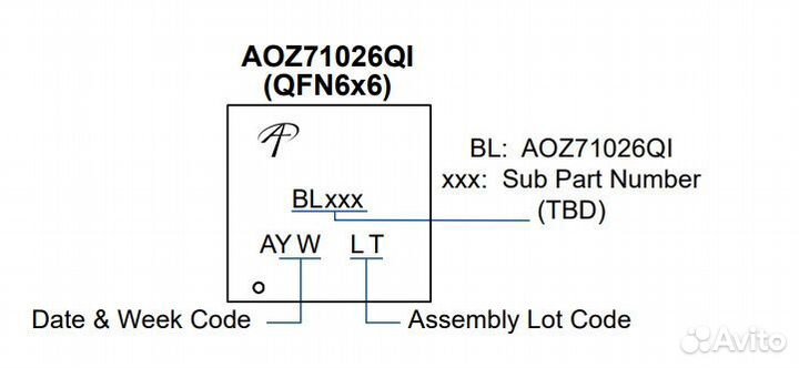 Микросхема AOZ71026QI