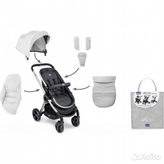 Коляска chicco urban plus