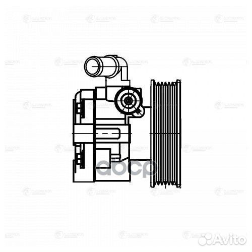 Насос гур Chevrolet Cruze (09) 1.6i (6PK)