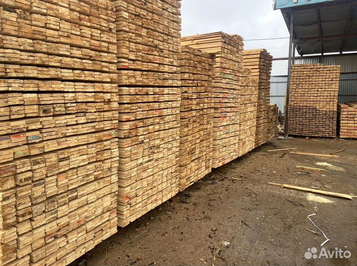 Доска обрезная 30x100x6м