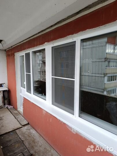 Окна пластиковые, остекление