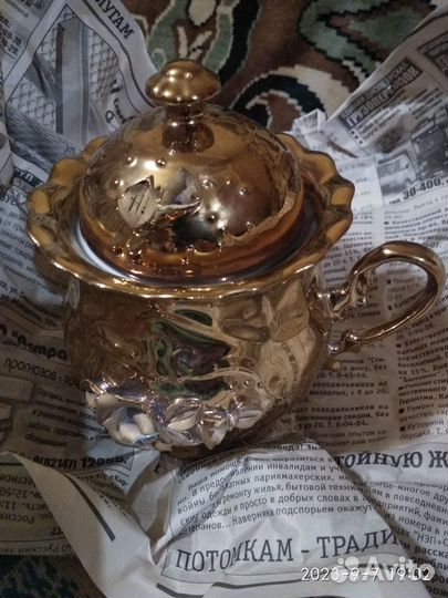 Сервиз столовый фарфора, набор праздничной посуды