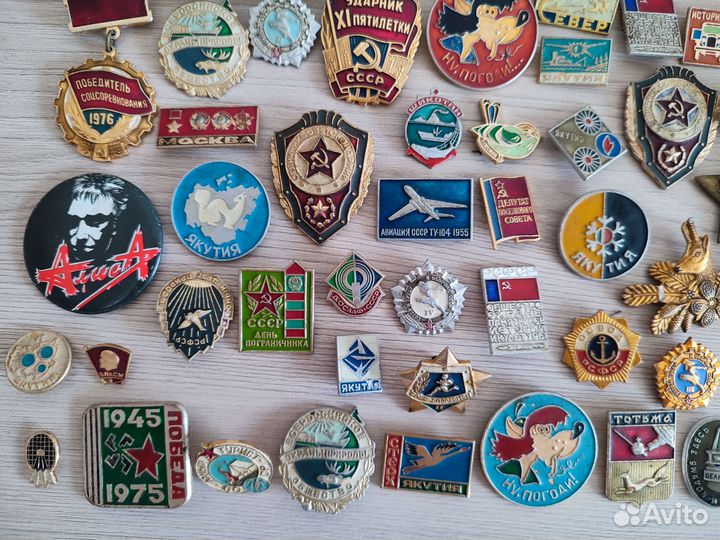 Значки СССР разные медальки
