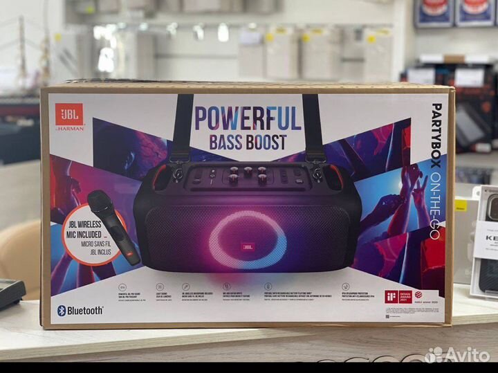 Колонка JBL PartyBox On-The-Go Black