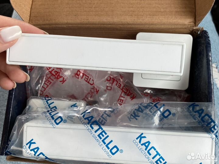 Межкомнатные ручки белые