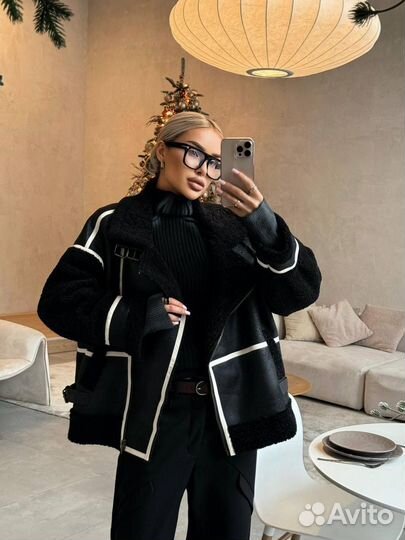 Дубленка авиатор