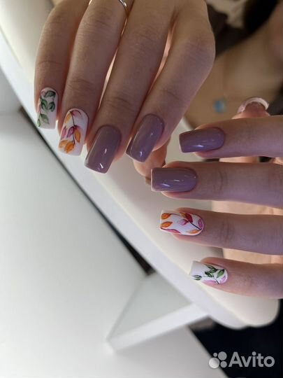 Маникюр гель лак, педикюр