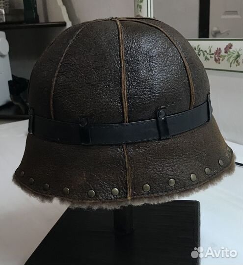 Шляпа из натуральной овчины