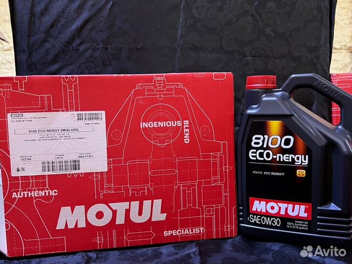 Моторное масло motul 8100 eco-nergy 0w-30 5л