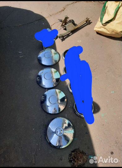 Колпаки диска хром СССР азлк москвич 408