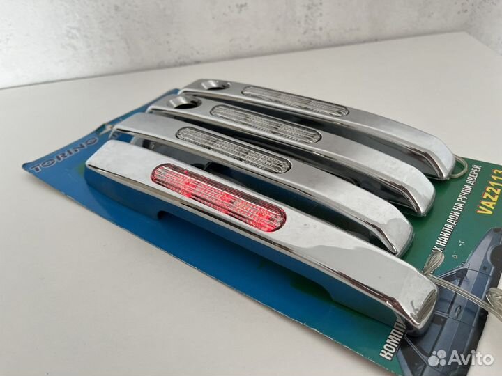 Тюнинг хром накладки на ручки дверей Ваз 2109 2114