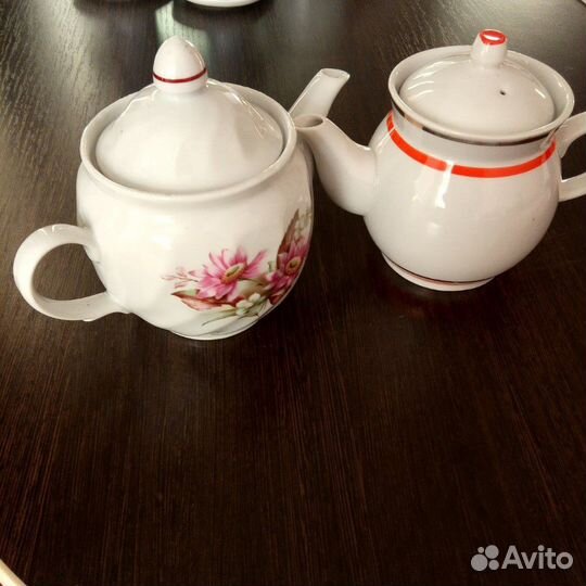 Заварочные чайники, сахарницы СССР. Чайный гриб