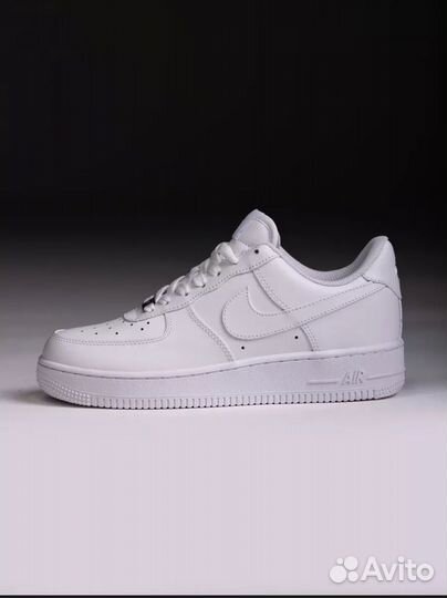 Кроссовки белые Air Force 1 форсы кеды