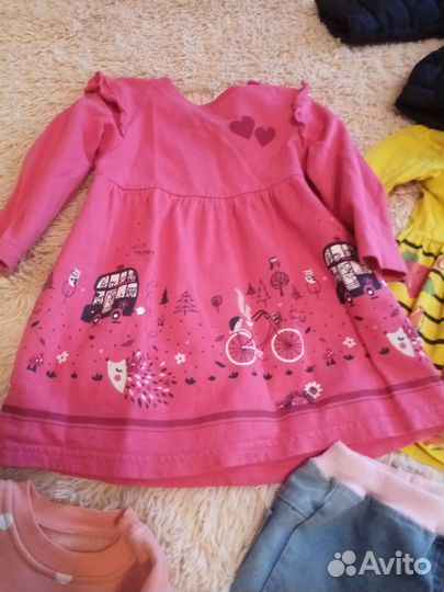 Детские вещи пакетом на девочку с74 по 92