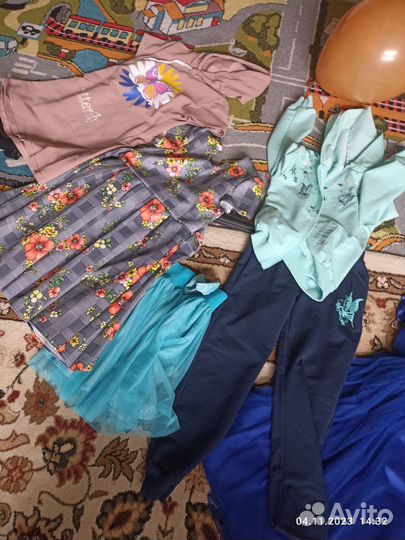 Вещи пакетом для девочки на рост128-132