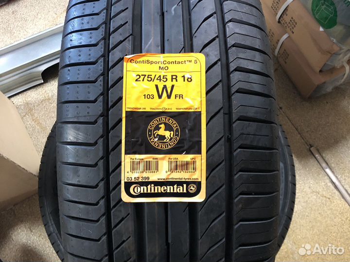 Continental ContiSportContact 5 275/45 R18 103W