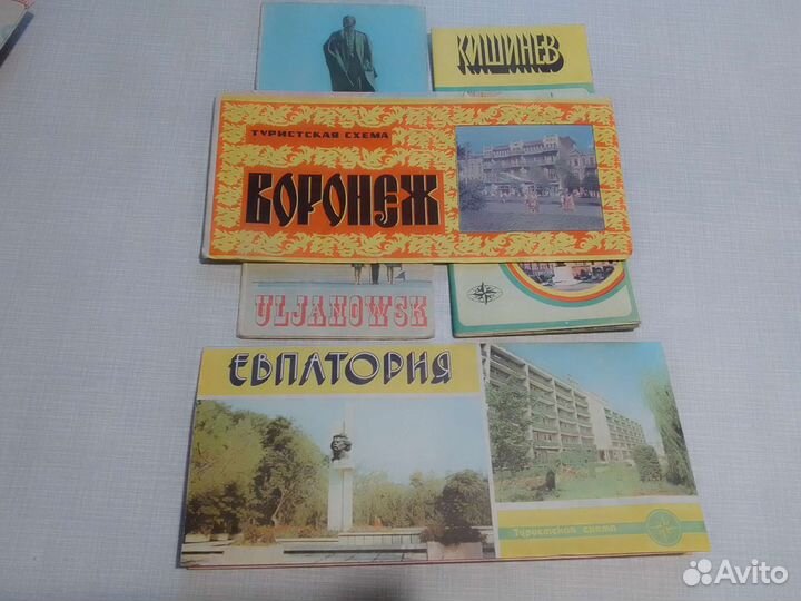 Карты-схемы городов СССР