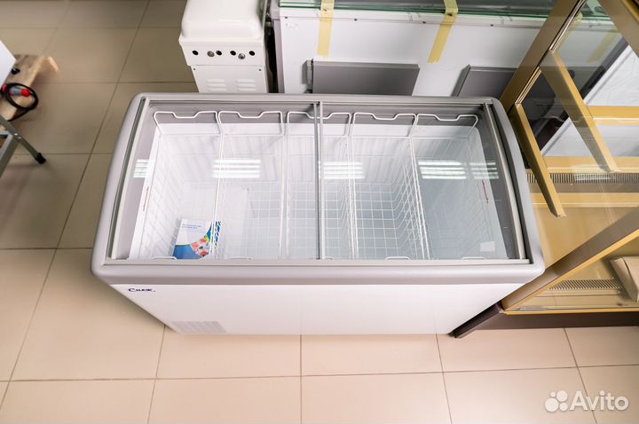 Морозильный ларь млг-400 серый