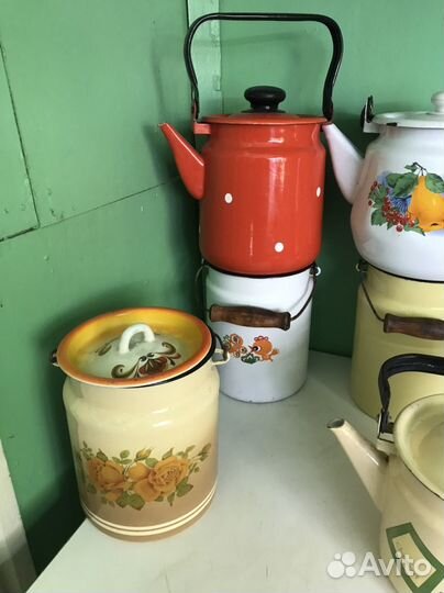 Чайник эмалированный