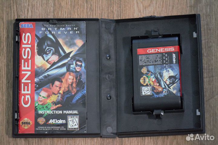 Лицензионная игра Batman Forever Sega Genesis