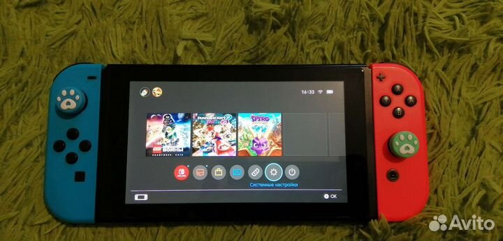 Nintendo switch комплект rev.2 + игры