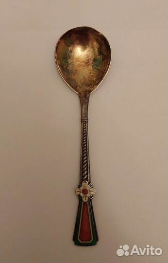 Ложка десертная Серебро 916 Винтаж