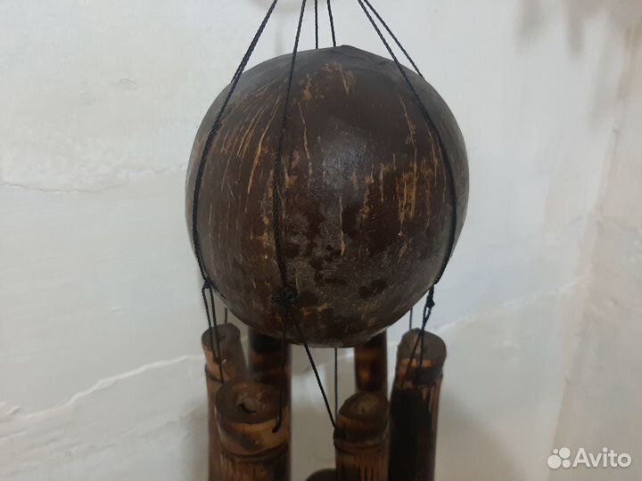 Кокосово-бамбуковый сувенир из Азии