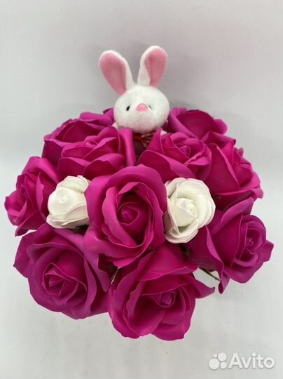 Букеты с игрушкой