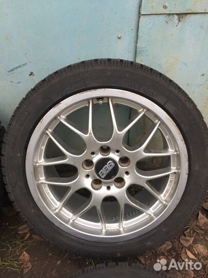 Колеса BBS шипы Goodyear на Сааб