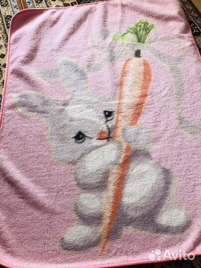 Одеяло плед детское бу