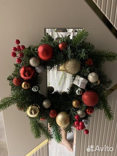 Новогодний рождественский венок