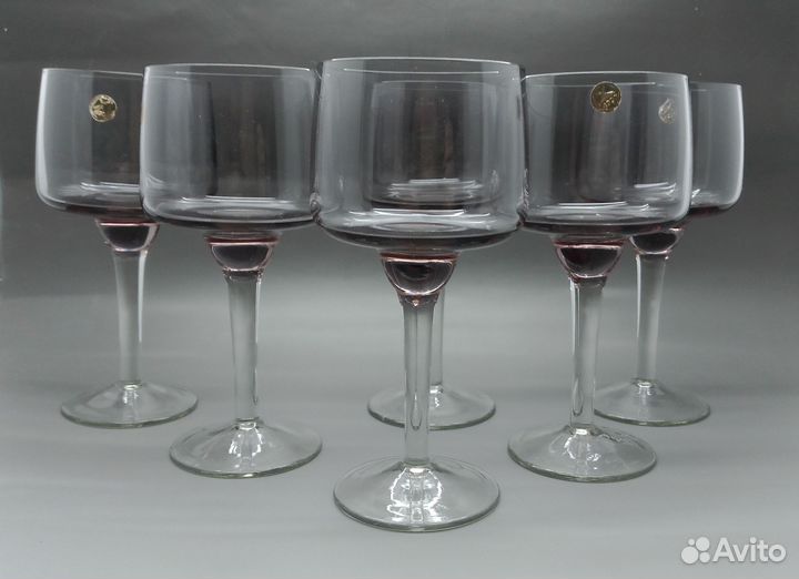 Рюмки(бокалы)цветное стекло СССР 100мл