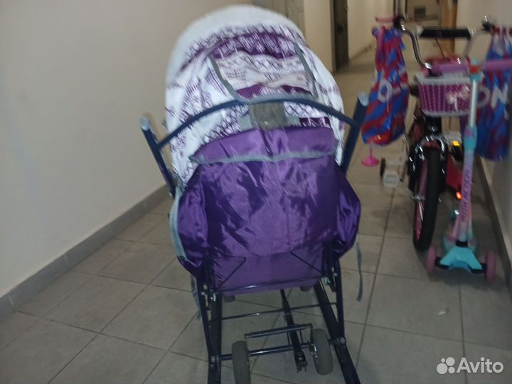 Санки коляска ника kids