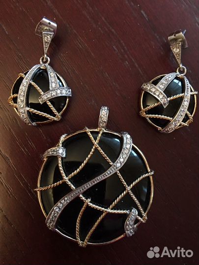 Подвес и серьги