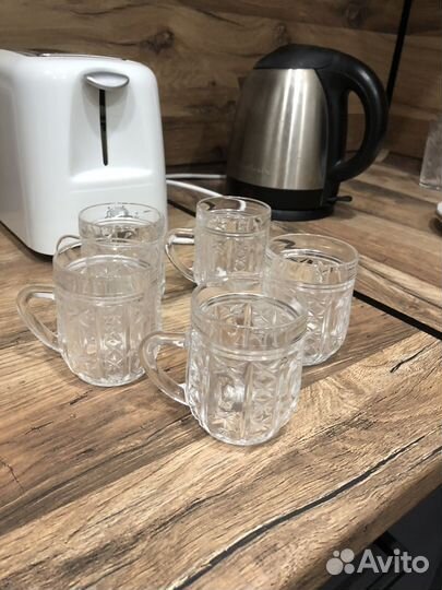 Кружка чайная СССР хрусталь