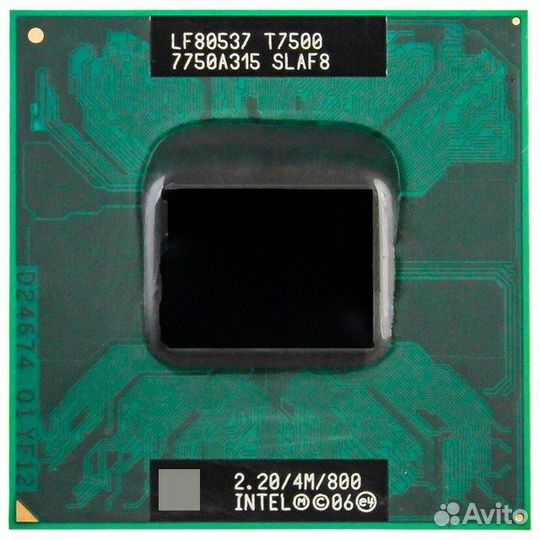Процессор Core 2 Duo T7500 Socket P для ноутбука