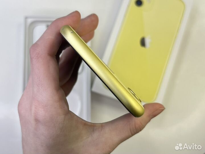 Новый акб 100 iPhone 11 128Gb Yellow сим+есим