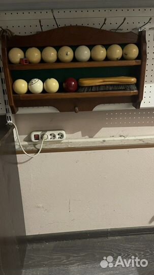 Полка для шаров бильярда / Шары 68мм / тренажер