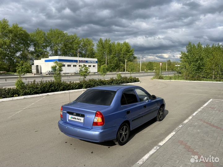 Hyundai Accent 1.5 AT, 2004, 247 000 км