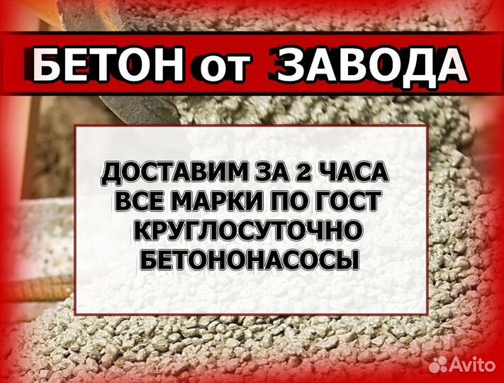 Бетон от производиля