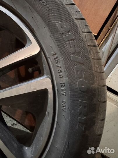 Летний комплект колес r17 lifan x60