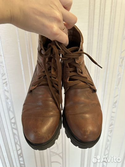 Ботинки из натуральной кожи