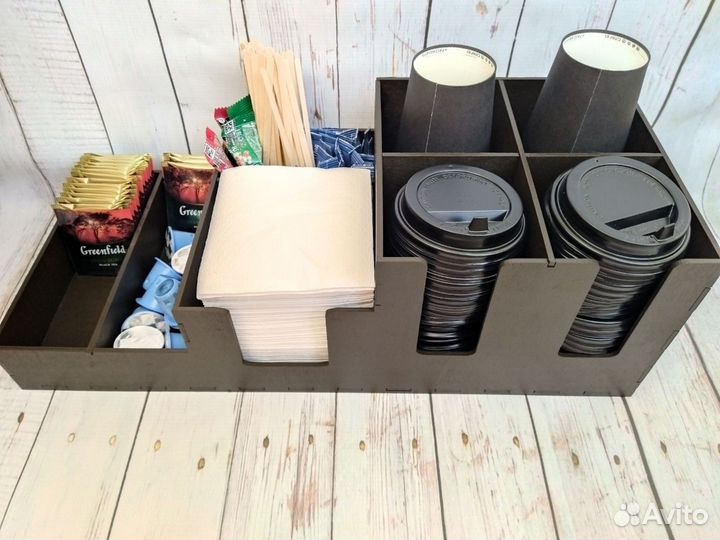Органайзер барный диспенсер под стаканы кофе