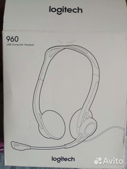Гарнитура, не работает микрофон Logitech 960