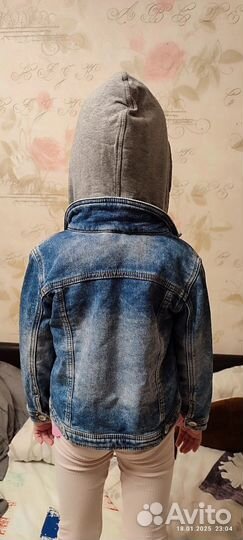 Джинсовая куртка детская